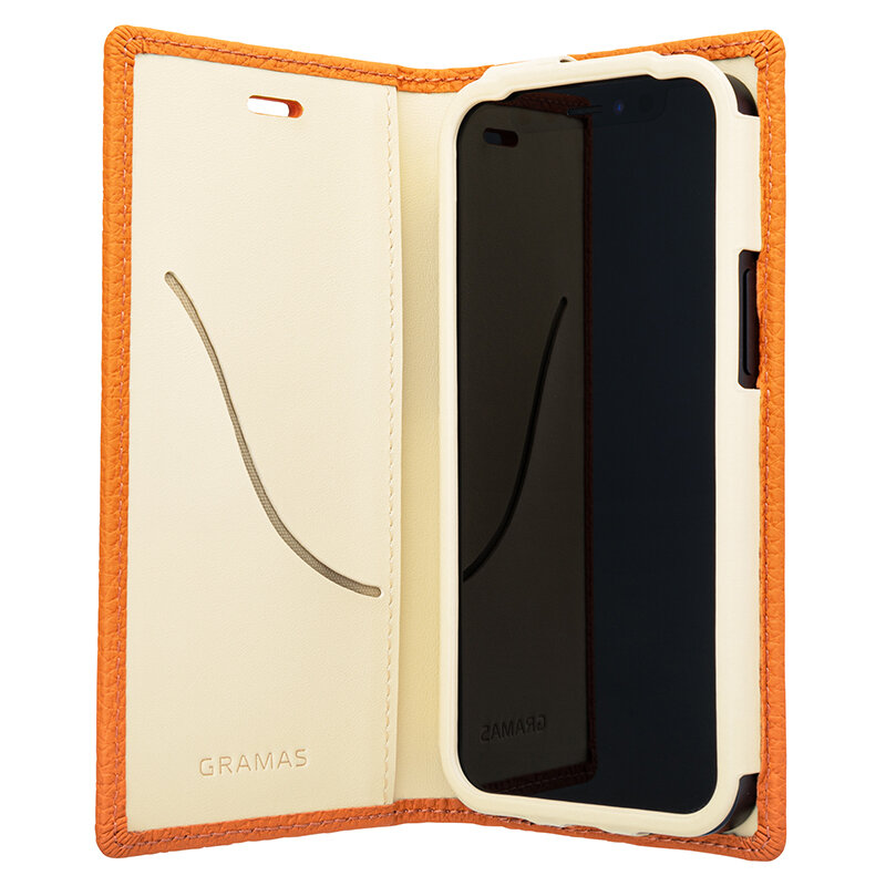 German Shrunken-calf Genuine Leather Book Case ｜GRAMAS（グラマス）: iPhoneケース ・革小物ブランド