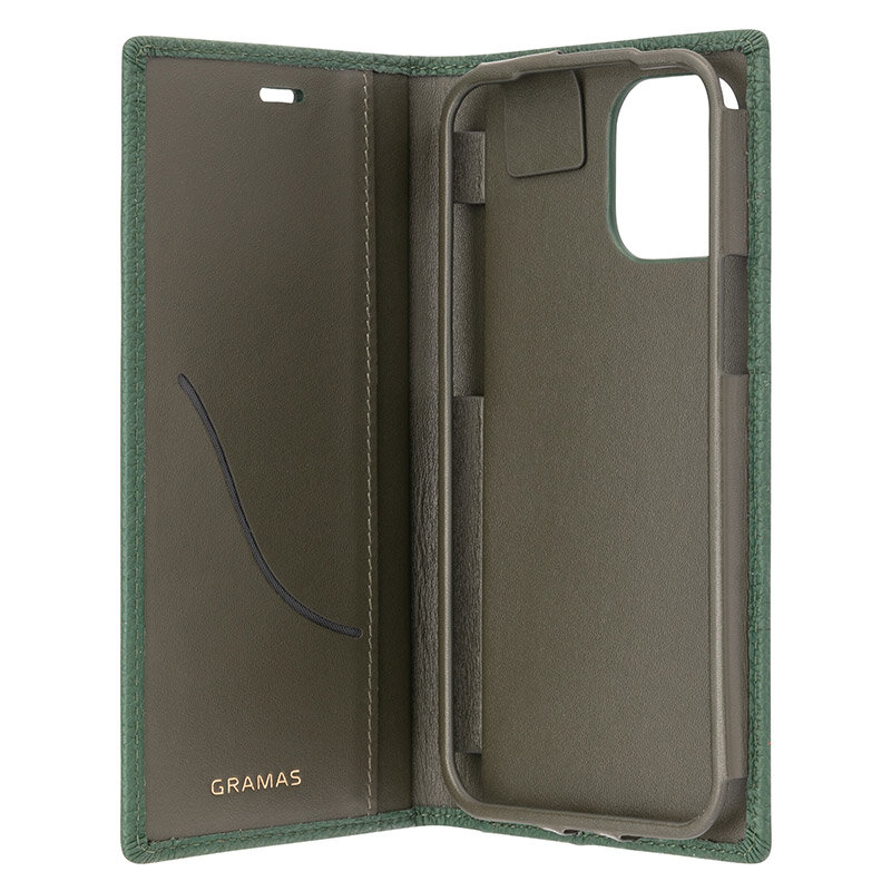 German Shrunken-calf Genuine Leather Book Case ｜GRAMAS（グラマス）: iPhoneケース・革小物ブランド