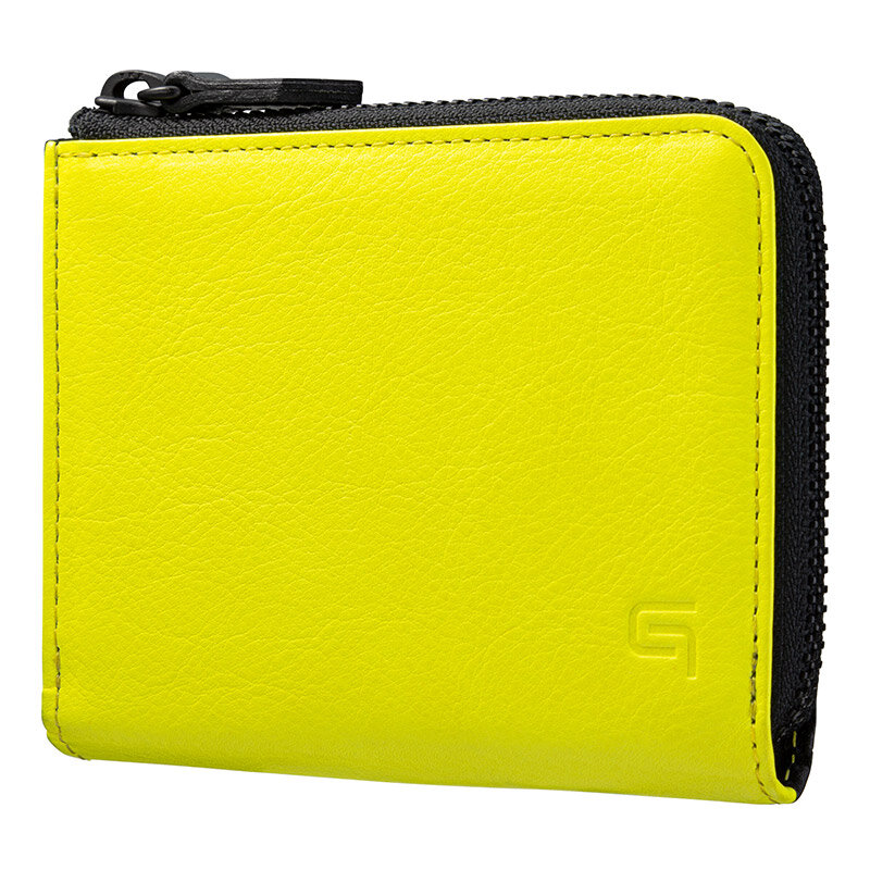 Neon Italian Genuine Leather L Shaped Zipper Mini Wallet Gramas グラマス Iphoneケース 革小物ブランド