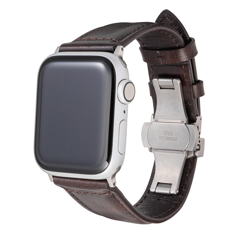 希少・未開封品】Apple Watch 42mm ブラウンクラシックバックル