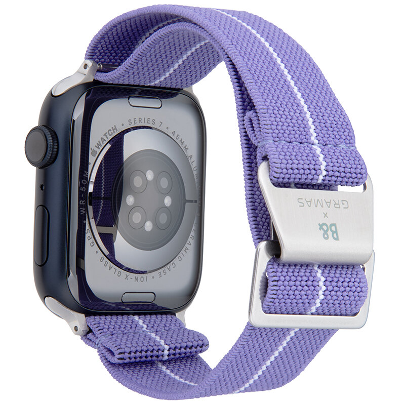 アップルウォッチ バンド Apple Watch SE 44mm 40mm 女性 一体型 ベルト シリコン クリアバンド 45mm セット 細い  :OPACC019:スマホケース手帳型ショルダーiPhone携帯GF 通販 Apple Watch クリア 本体 40 ベルト バンド パープル 