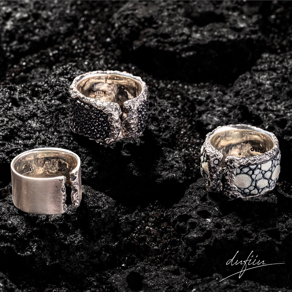 dufiiu】GRAMAS Exclusive Silver Ring 